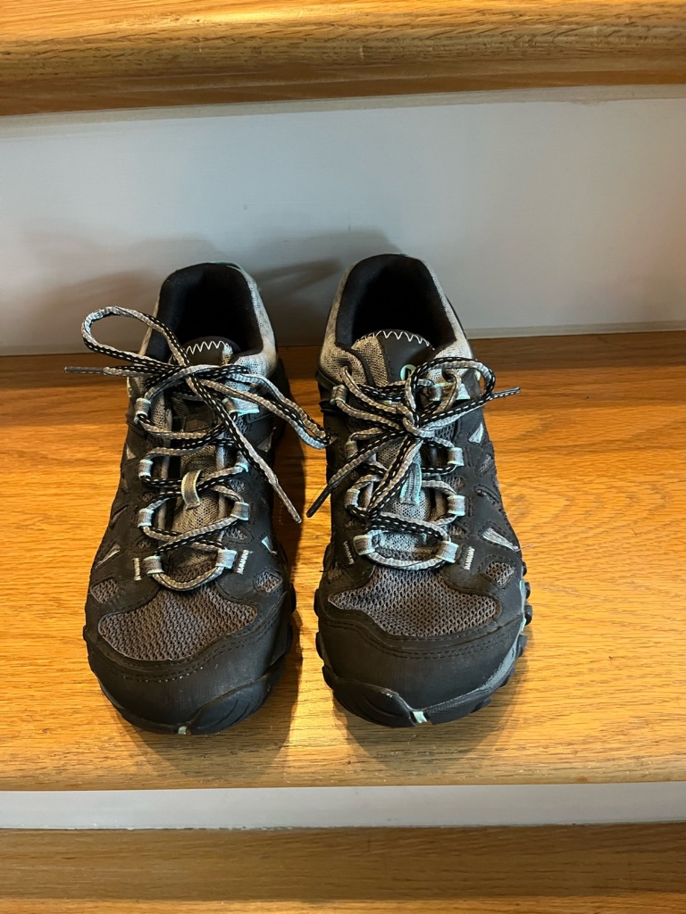 Merrell Women's Black and Gray Trail Athletic Shoes